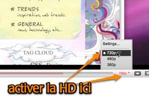 image pour montrer le réglage hd