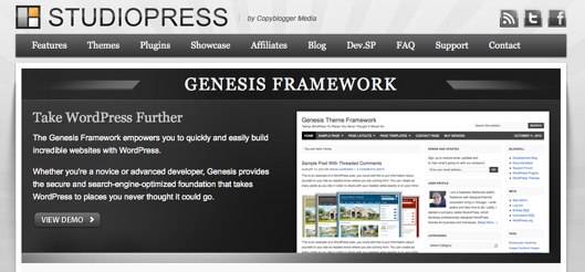 image vers le framework genesis