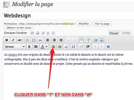 image pour Lancer la boîte de dialogue pour coller