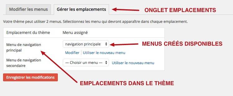 capture: Gestion des menu WordPress dans votre thème