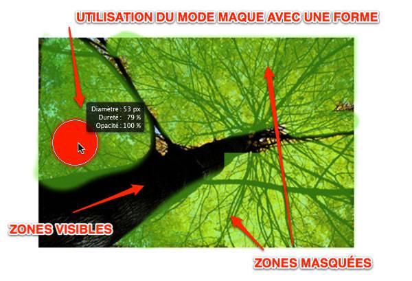 Capture: Présentation du mode masque dans Photoshop