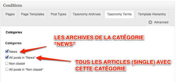 Capture: gestion des catégories et des articles dans Woosidebars