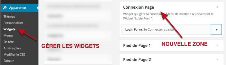 capture: Ajout d'une zone de Widget dans WordPress