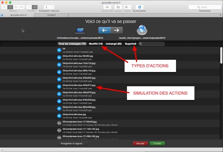 capture: Simulation de la synchronisation dans Transmit