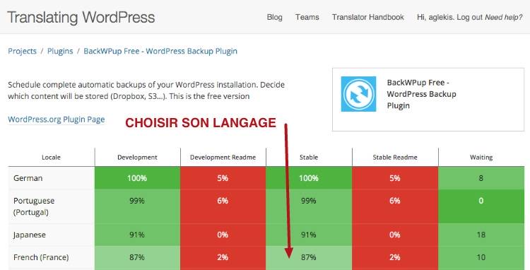 capture: choisir sa langue de traduction pour l'extension WordPress