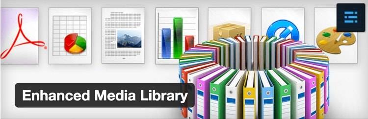 Vignette de l'extension WordPress Enhanced Media Library