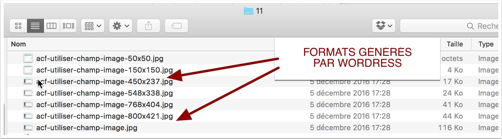 Image générées automatiquement dans WordPress