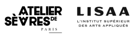 Logo Atelier de Sèvres et Logo Lisaa