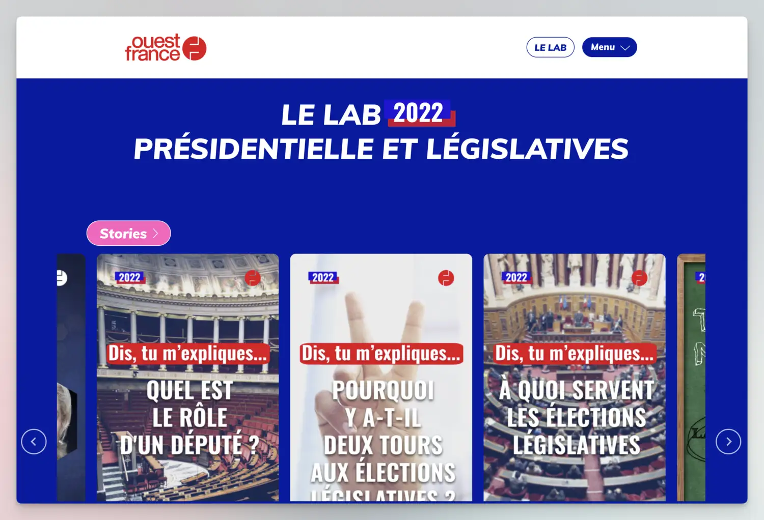 Site WordPress FSE : Ouest France