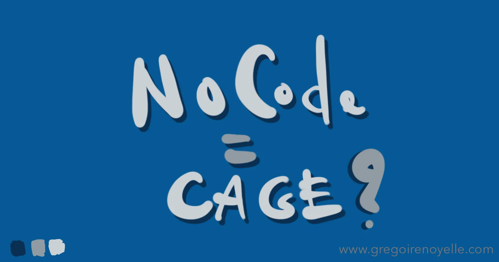 L'impasse du No Code
